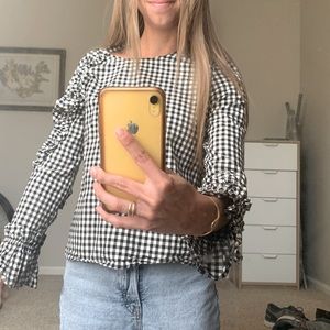 Ruffle Zara shirt